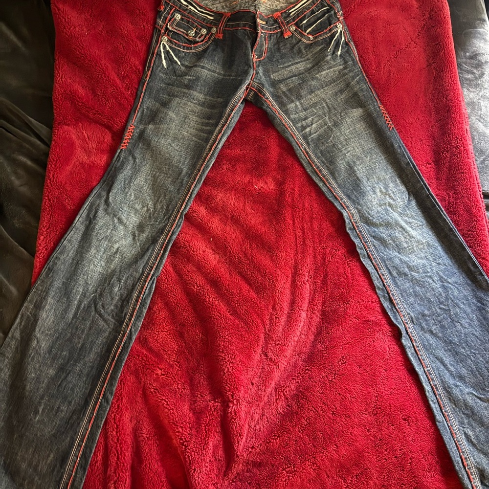 Stella Laguna Beach Blue Boot Cut Jeans